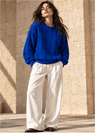 Chelfy-directed Cobalt knit